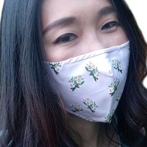 Praeladda Blossom Cotton Mask - Pink